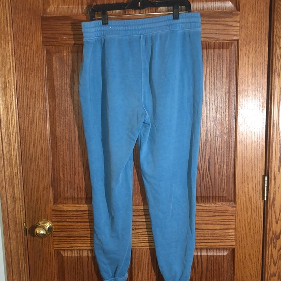 Comfy Blue Jogger Pants - Picture 3 of 4